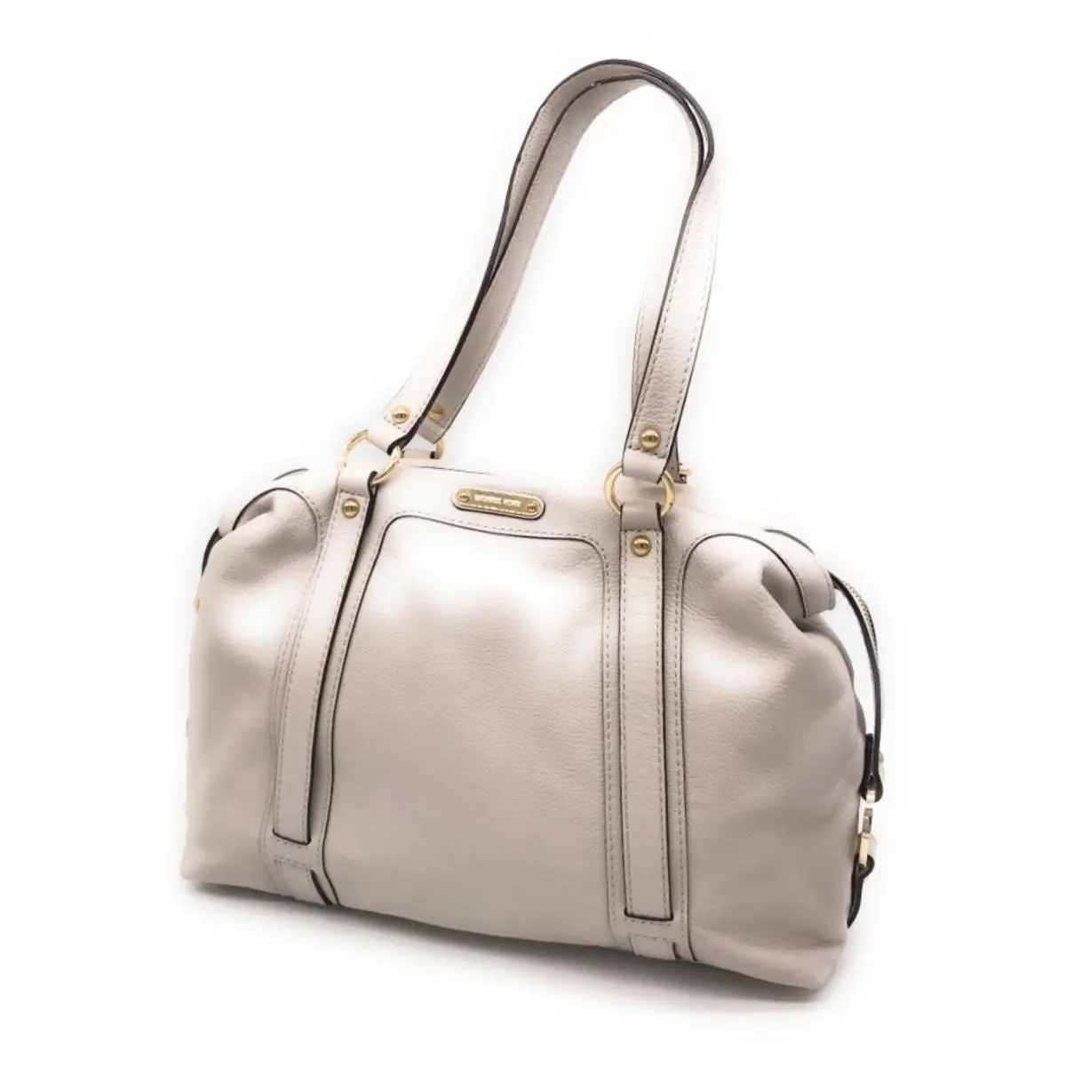 Michael Kors Fulton Medium TZ Satchel Bag 35T2GFTS6L Vanilla Leather