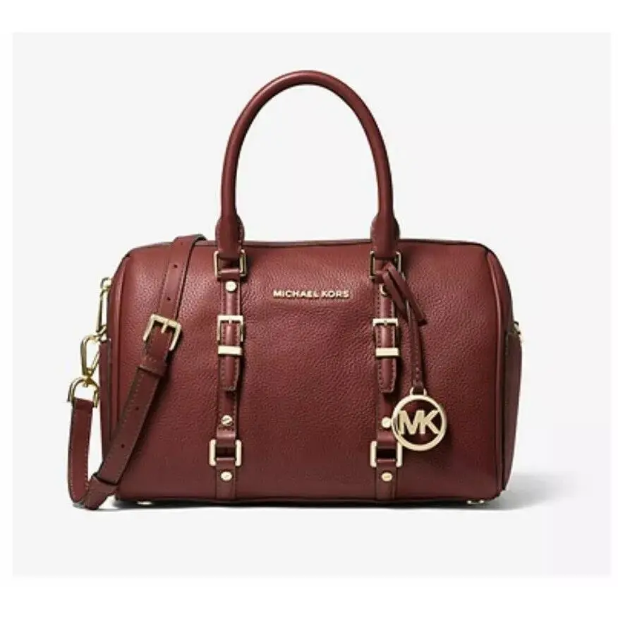 Michael Kors Bedford Legacy Medium Pebbled Leather Duffel Satchel