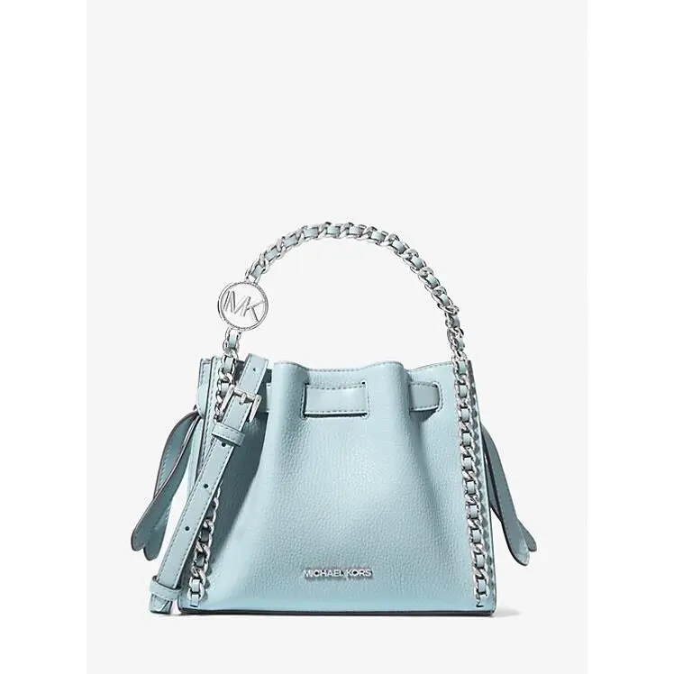 Michael Kors Mina Small Chain Crossbody Bag Vista Blue
