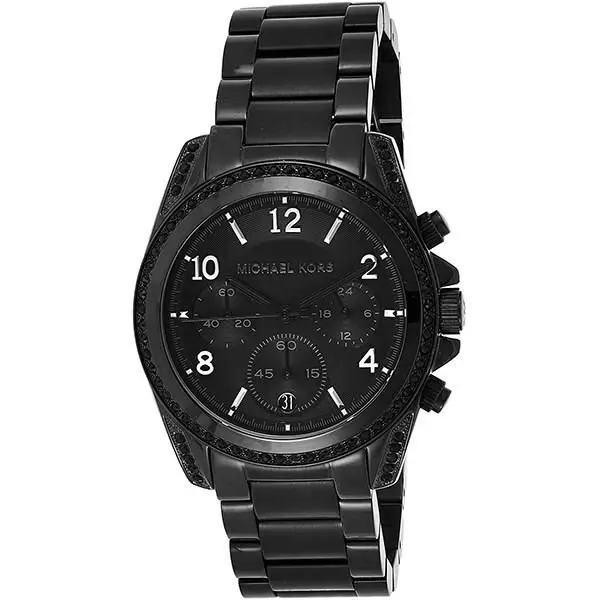 Michael Kors MK5686 Blair Black Stainless Steel Chronograph Ladies Watch