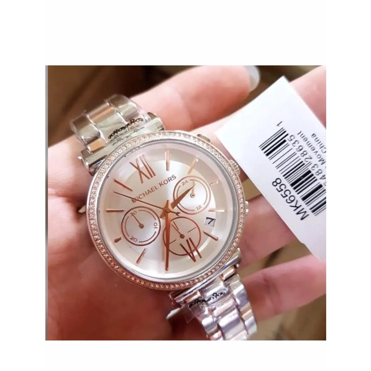 MK6558 Sofie Two Tone Bracelet Stainless Steel Women`s Watch by Michael Kors