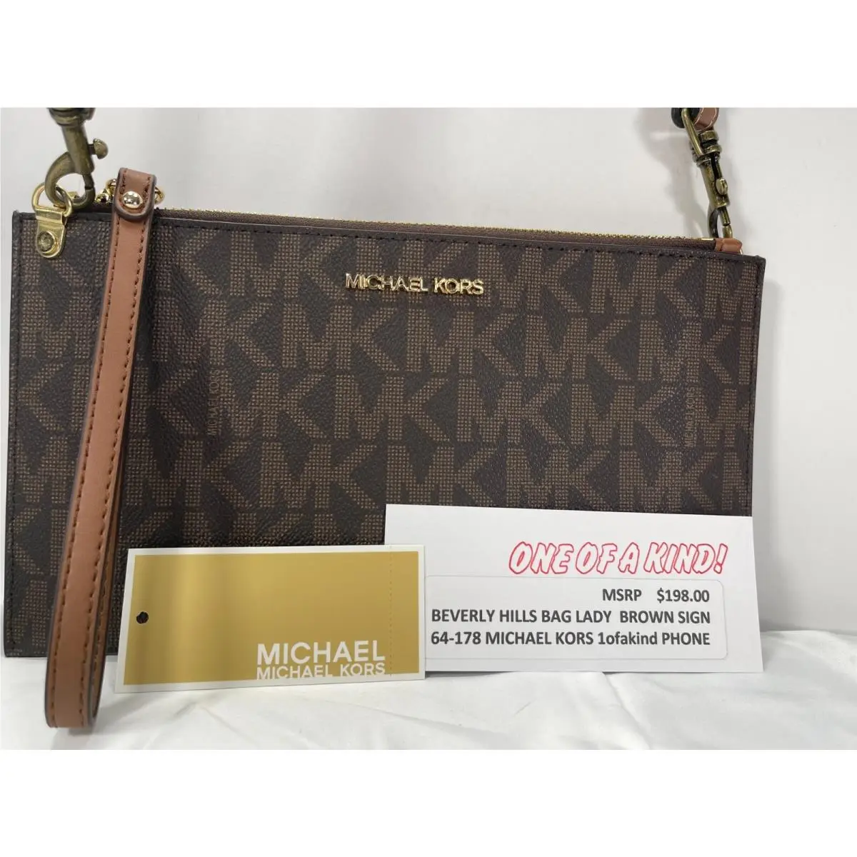 Michael Kors Usa-nwt Cell Phone Pouch Now