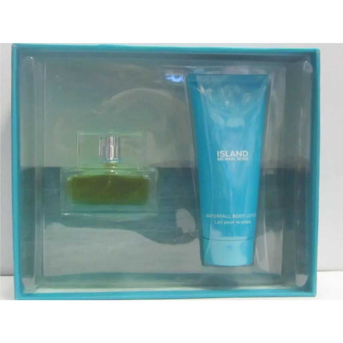 Island  Women Set 1.7 oz Edp Spray + 3.4 oz Waterfall Body Lotion by Michael Kors