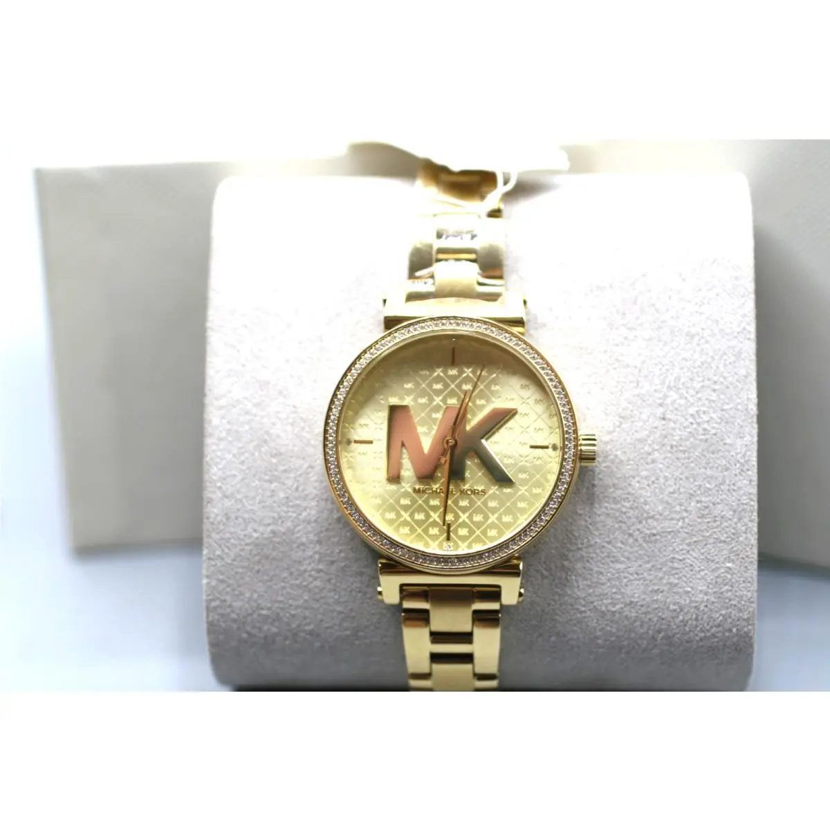 Women’s Watch Michael Kors MK 4334 Sofie Quartz Crystal Gold Battery