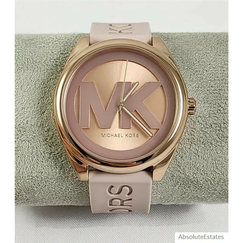 Janelle Lilac Pink Rose Gold Watch MK7139 + Box by Michael Kors