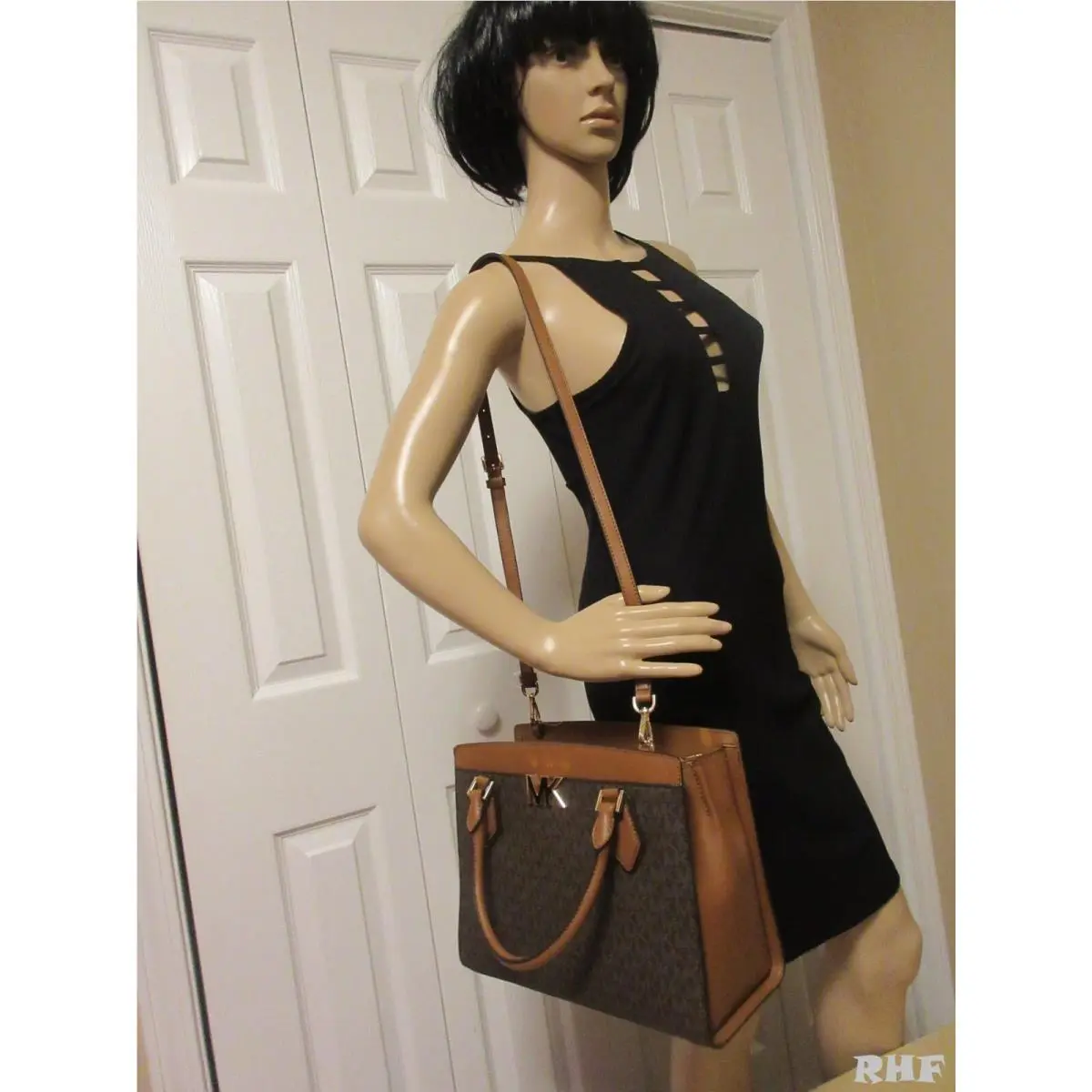 Michael Kors Mott Large Sachel Crossbody 35T0GOXS7B Bright Brown