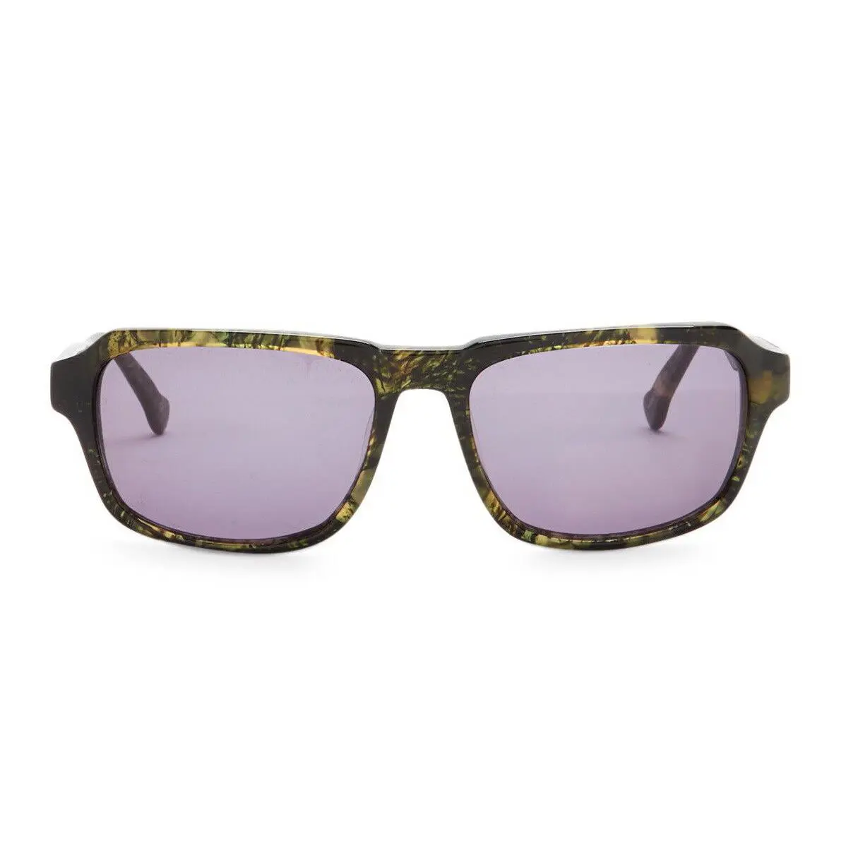 Mens Olive Multi Color Delinquent Square Sunglasses Orig by Marc Ecko