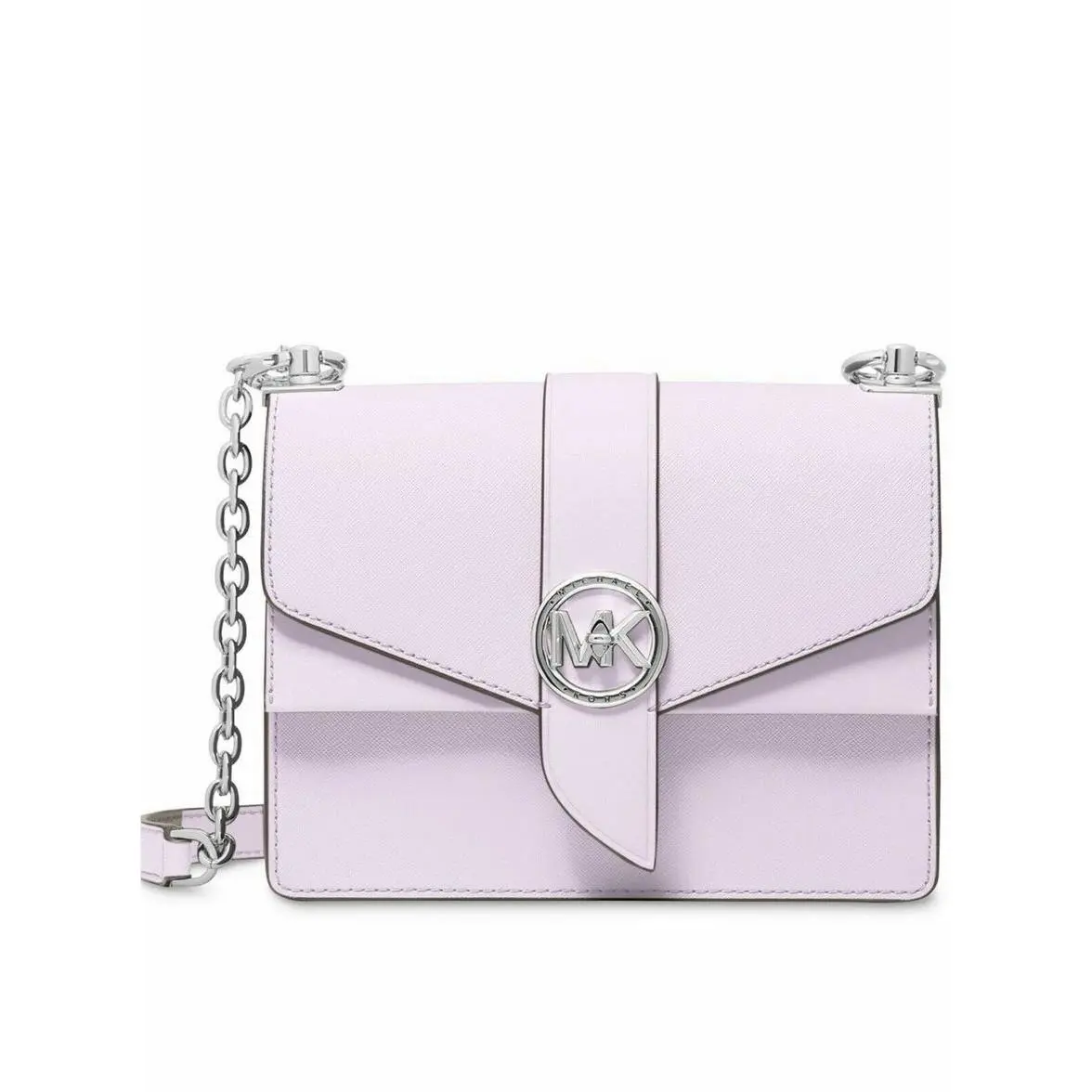 Michael Kors Greenwich Small Saffiano Crossbody Bag Lavender Mist
