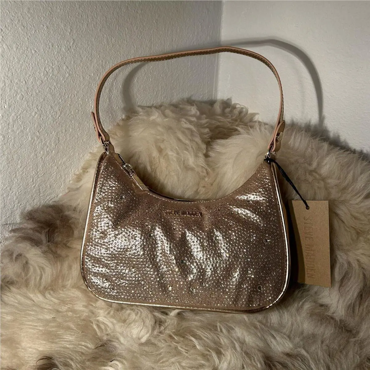 Steve Madden Bpauli Shoulder Bag - Gorgeous Gold
