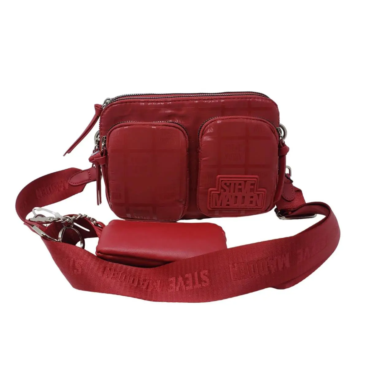 Steve Madden Red Bglow Crossbody Bag