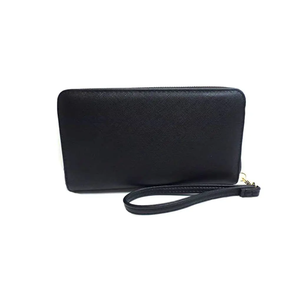 Wristlet/wallet Black Purse Gift For Birthday and Family Top by Steve Madden
