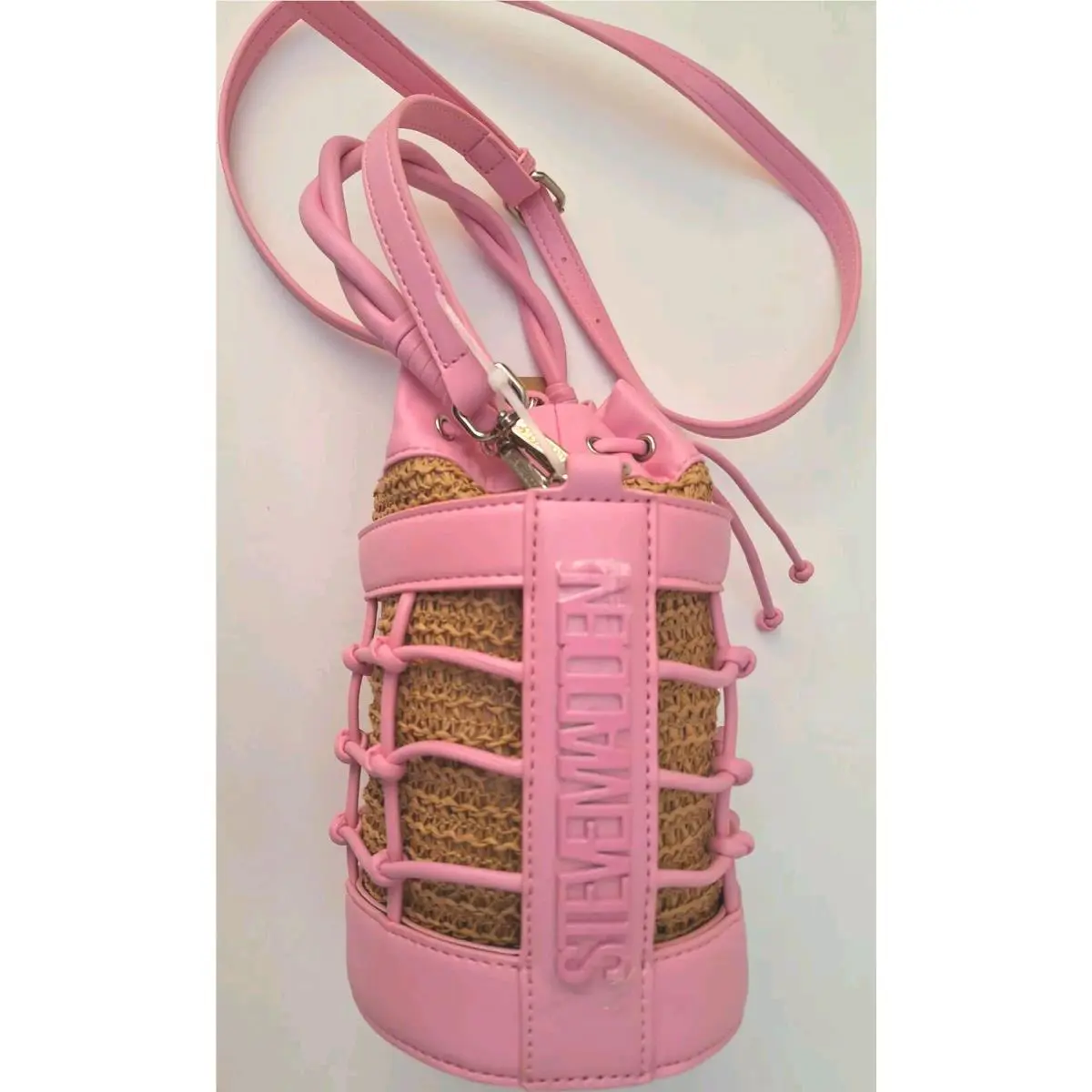 Steve Madden Bloohan Crossbody + Top Handle Shoulder Bag. Nat Fondant