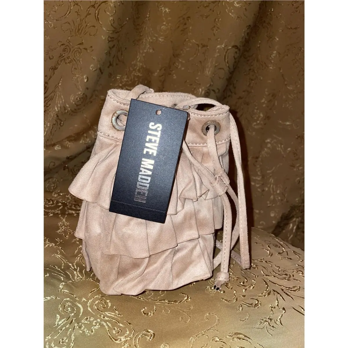 - Baspen Blush Crossbody - Ruffles- Lightweight by Steve Madden