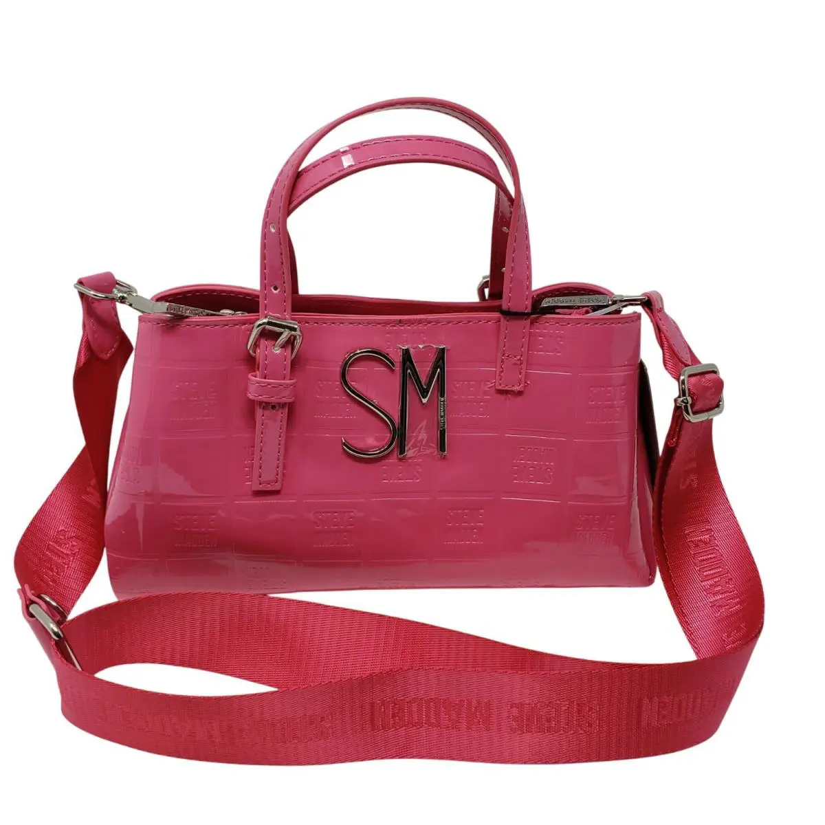 Steve Madden Pink Brosa Patent Bag