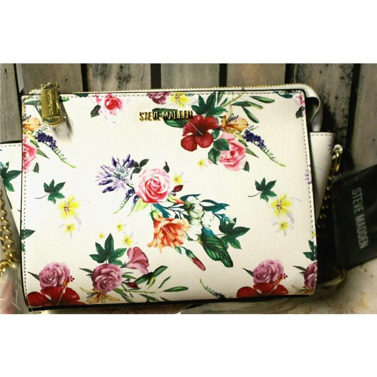 Crossbody Floral Blexi Adjustable Crossbody Strap by Steve Madden
