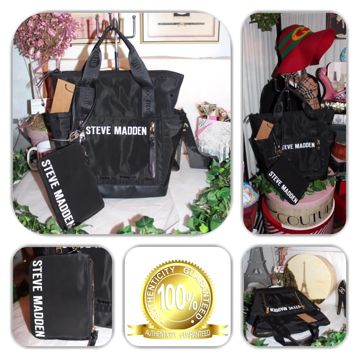 Regal Nwt-steve Madden Logo Backpack Wristlet by Steve Madden