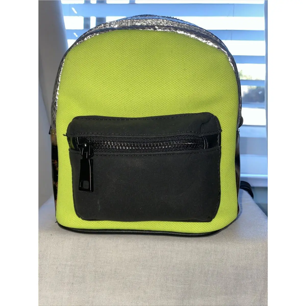Tanya Mini Backpack Yellow/black/multi by Steve Madden