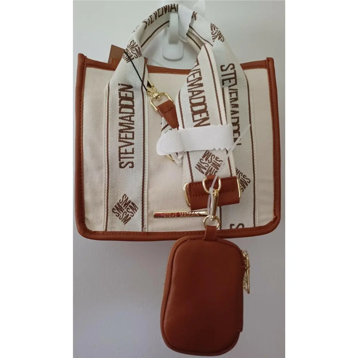 Steve Madden Bwebber `most Popular` Crossbody Tote Bag Guitar Strap/earbud Case