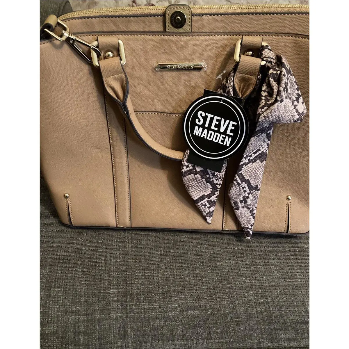 Steve Madden Camel B Delta Handbag Purse Satchel