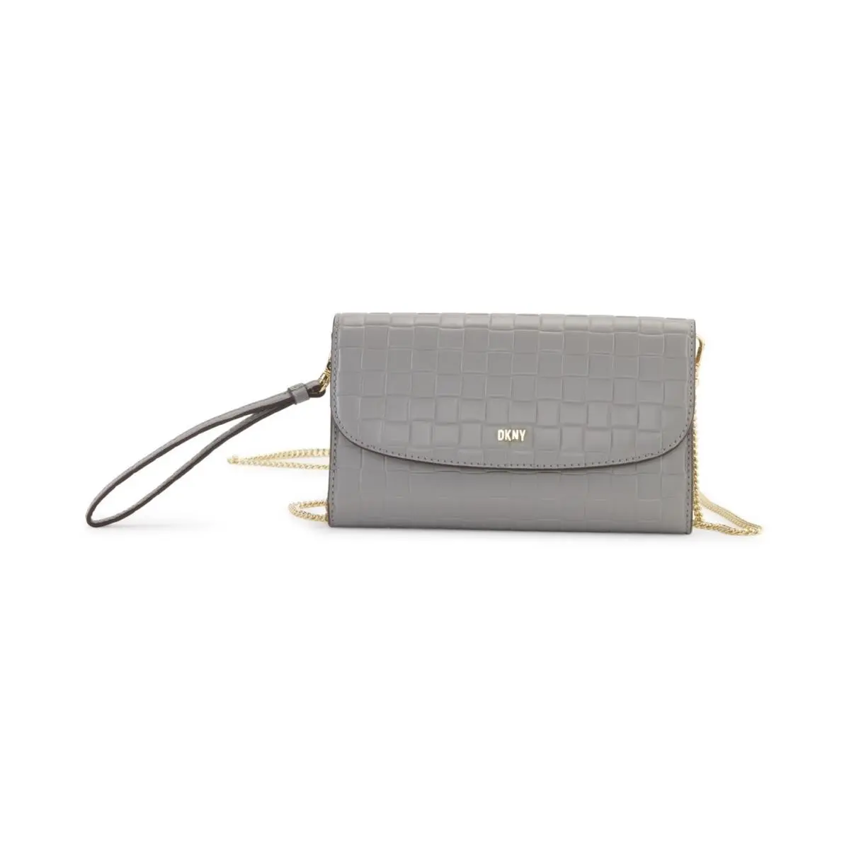 Dkny Gray Grayson Wallet on a Chain R315ZV04
