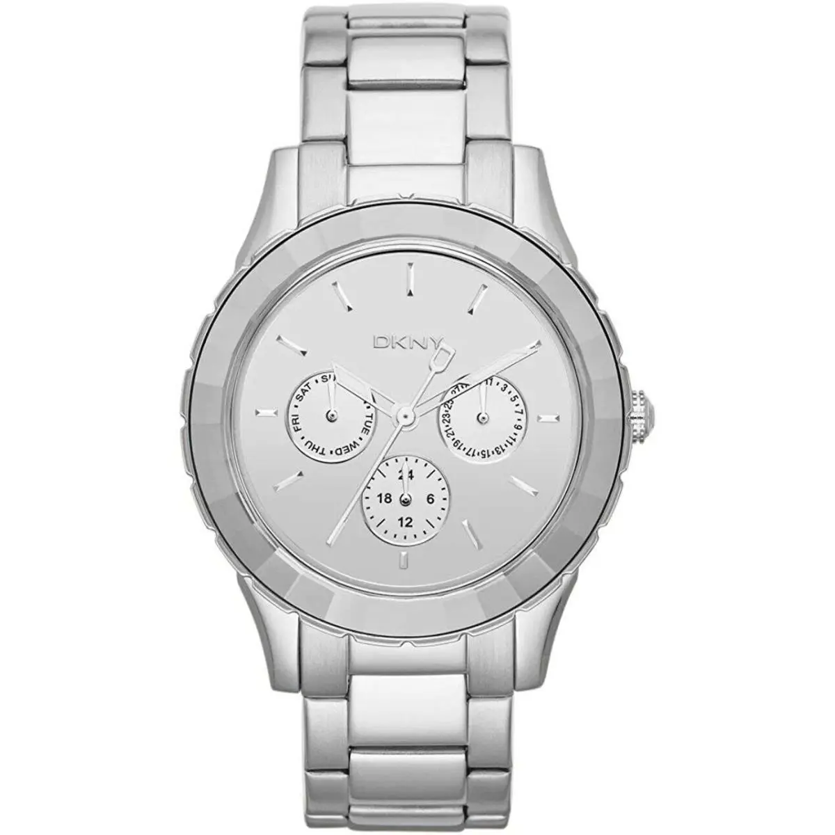 Dkny NY2117 Westside Analog Chronograph Crystal Bazel Watch