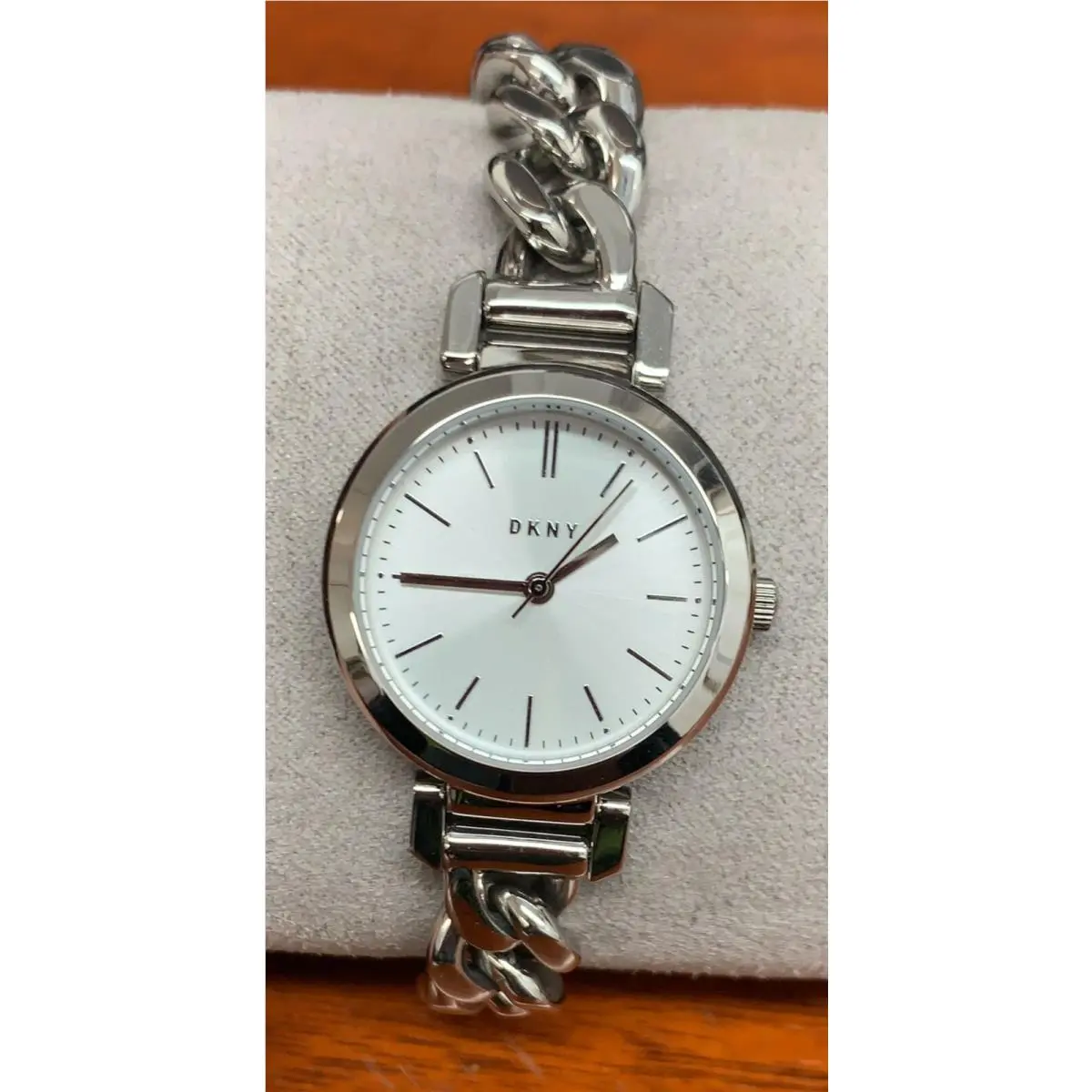 Dkny NY2664 Ellington Silver Dial Stainless Steel Women`s Watch
