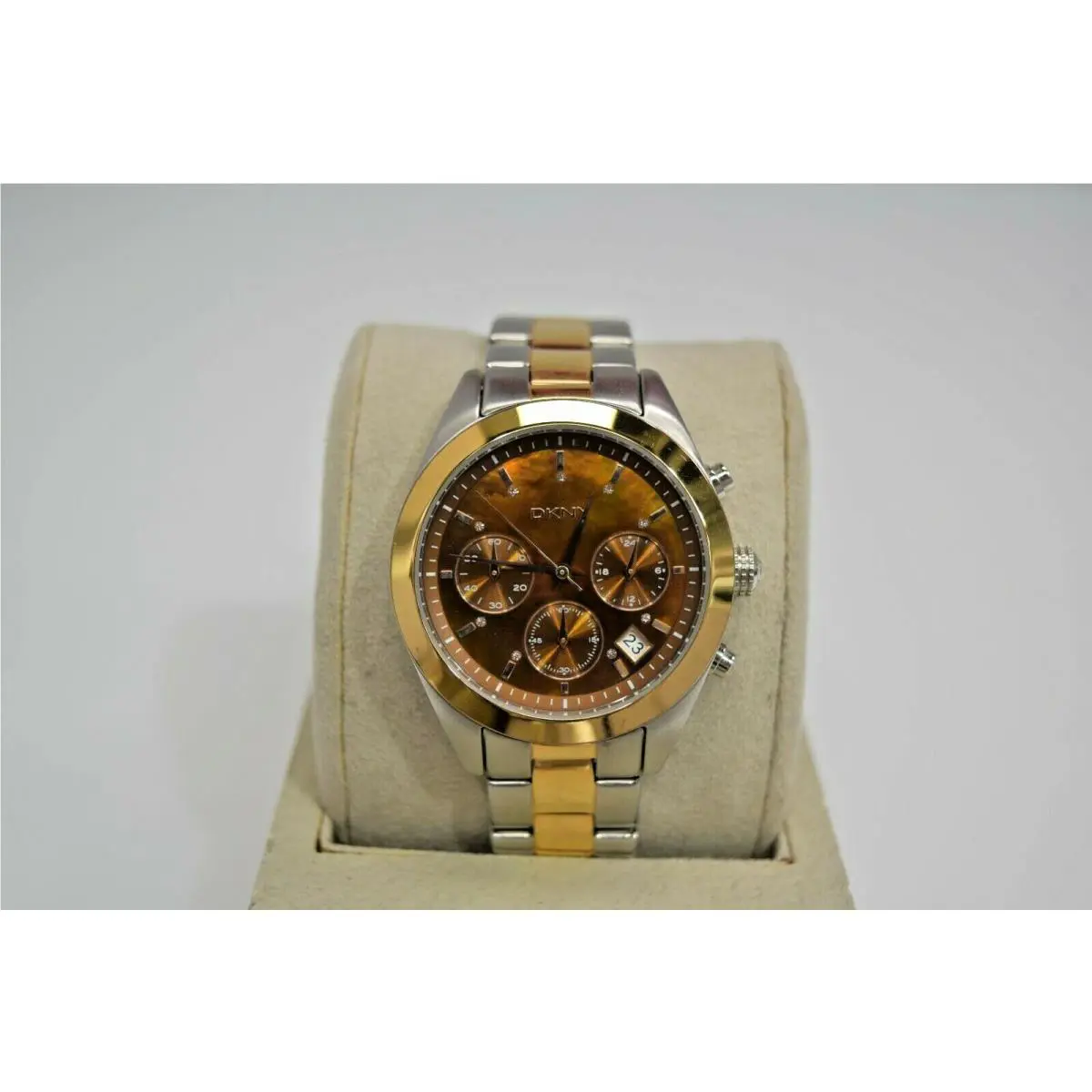 Dkny Rose Gold SS Chronograph NY8515 Watch
