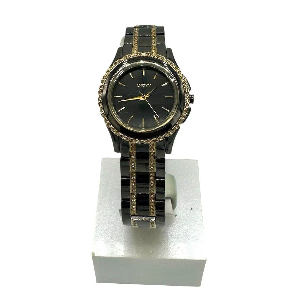 Dkny Brooklyn Glitz Gunmetal Stainless Steel NY8700 Women`s Watch