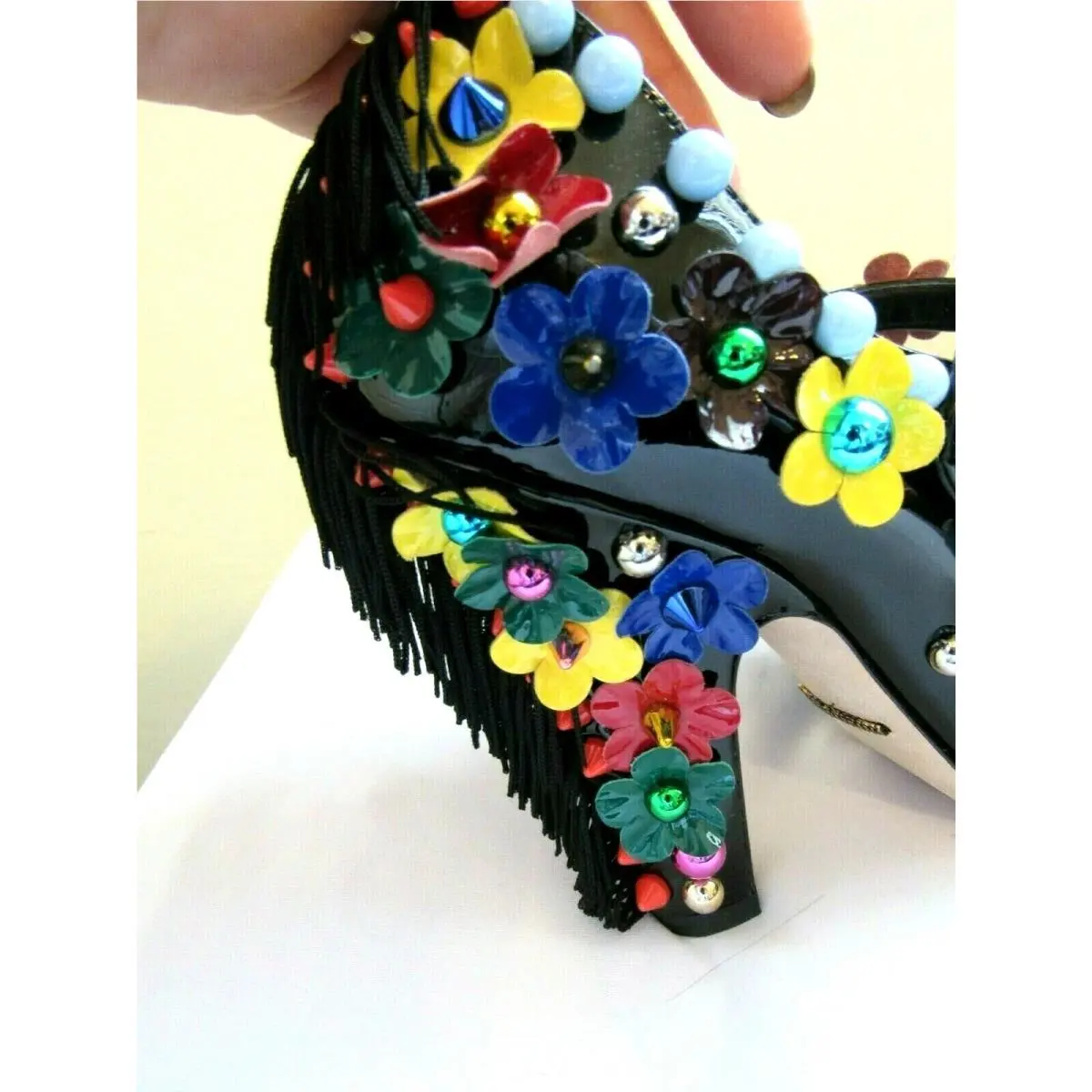Dolce & Gabbana shoes - CD0609 - CD0609 - Black Multicolor (UPC: 8057001209736) 7