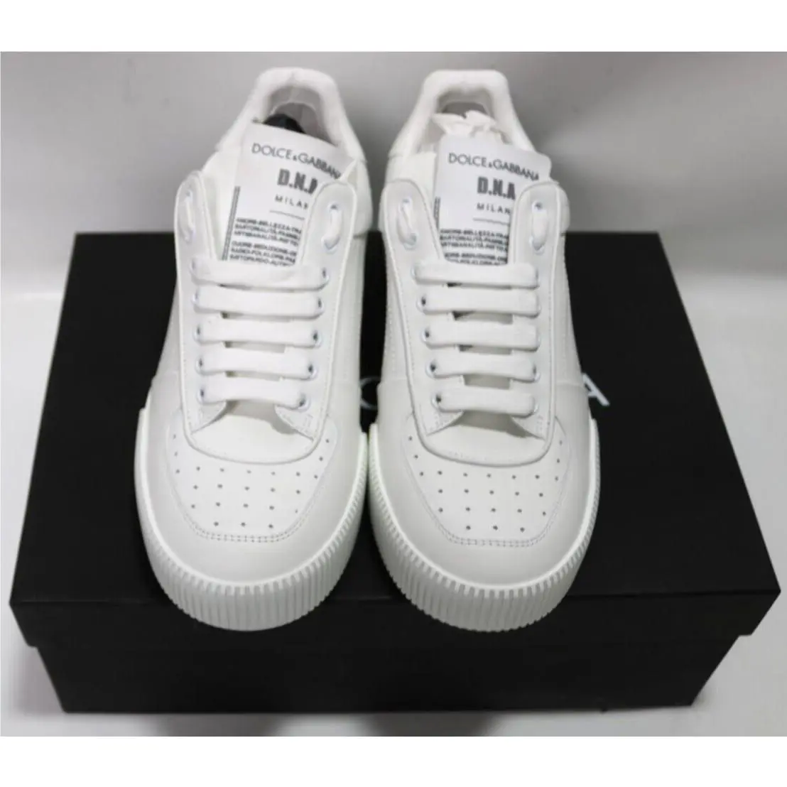 Dolce Gabbana Miami White Sneakers Size 8 US CS1648