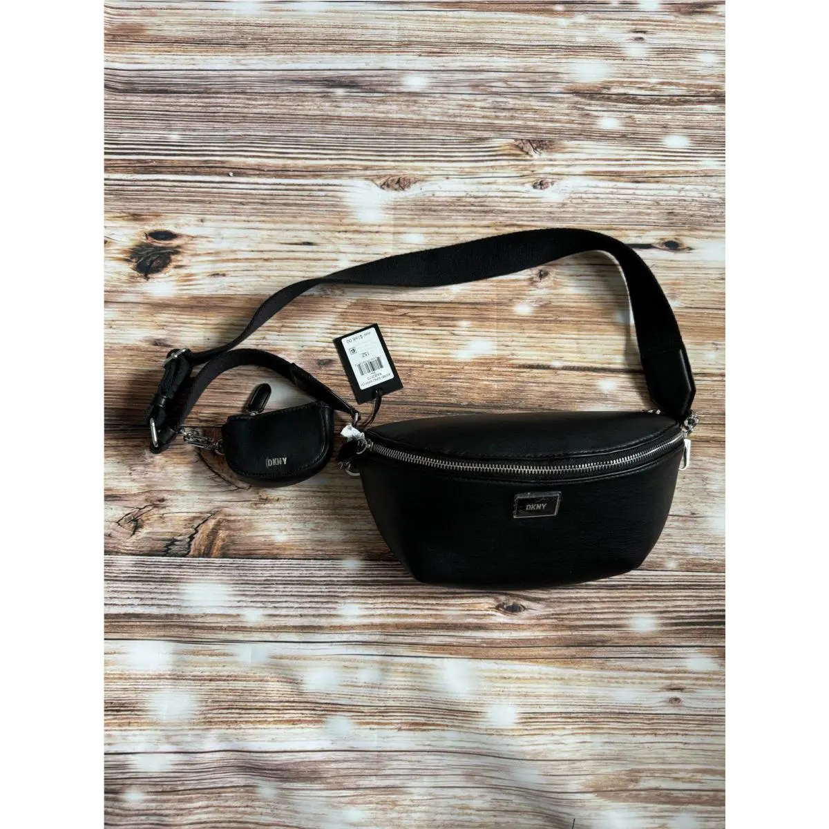 Dkny Astrid Sling with Chain Coin Purse Belt Bag