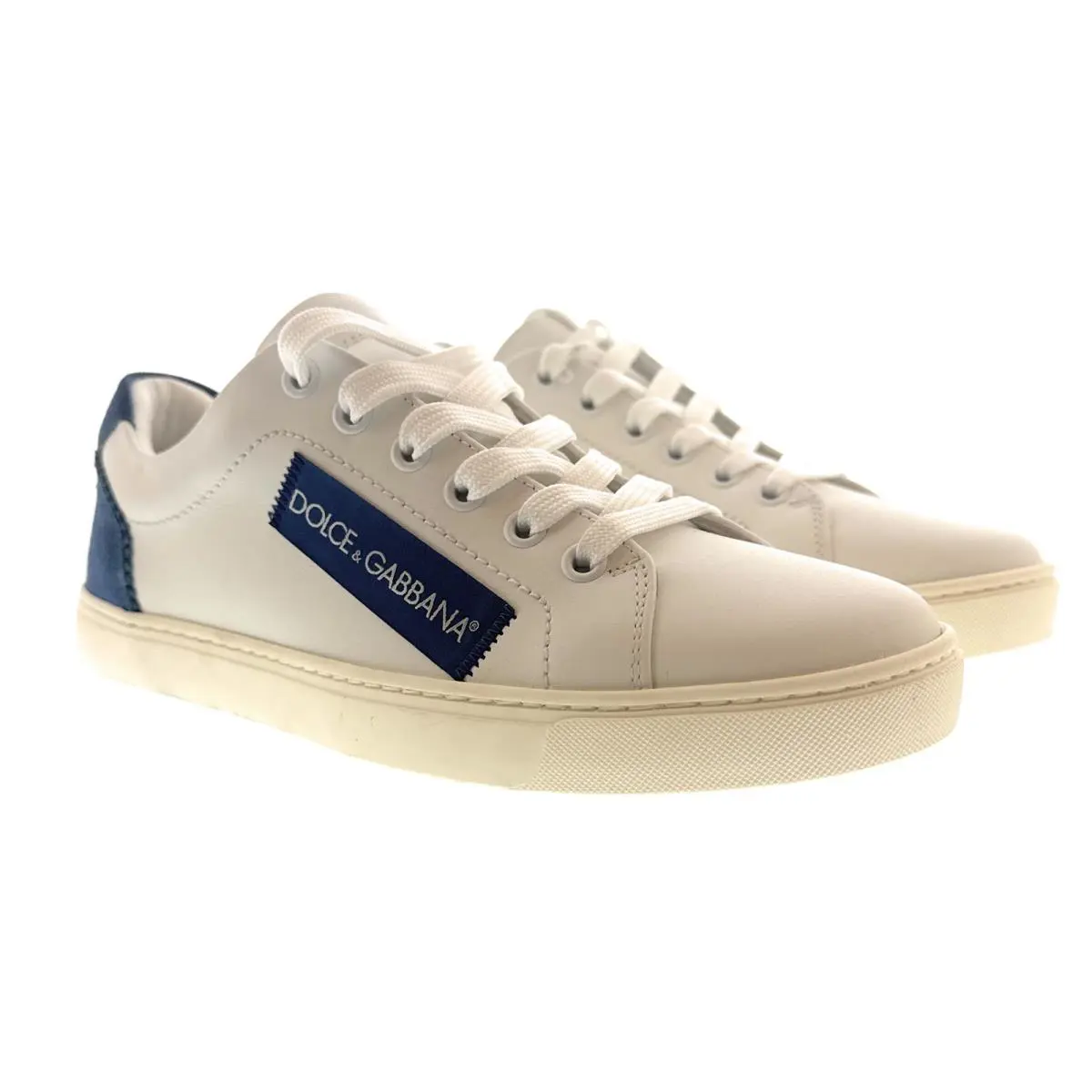 Dolce Gabbana Navy/white Classic Colorblock Sneakers-EU36