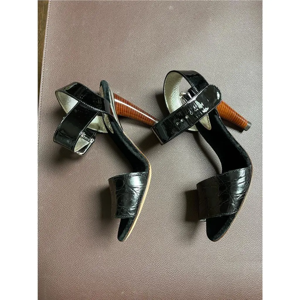 Dolce Gabbana Womens Shoes Sandals Vintage Size 39