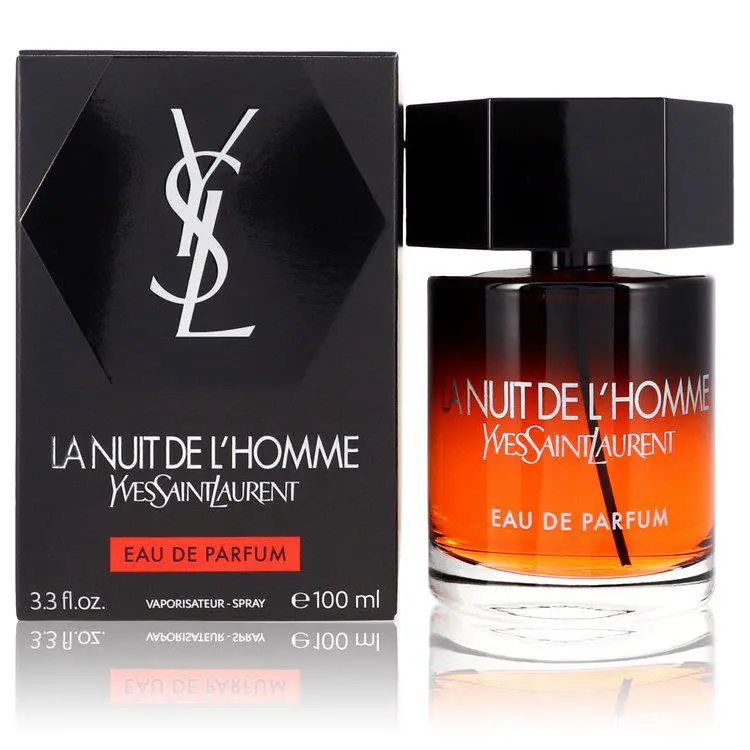La Nuit De L`homme Cologne 3.3 oz Edp Spray For Men  by Yves Saint Laurent