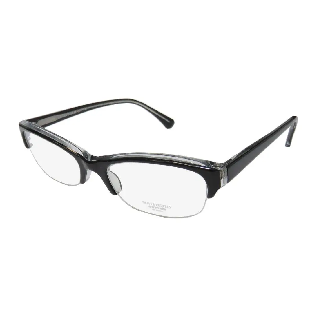 Boheme Signature Logo Cat Eyes Eyeglass Frame/eyewear/eyewear Black by Oliver Peoples