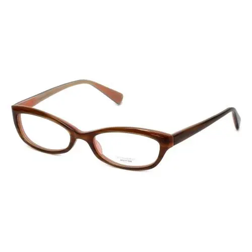 Oliver Peoples Designer Reading Glasses Marceau Otpi in Brown Stripe 51mm - Brown Stripe, Frame: Brown, Lens: Clear