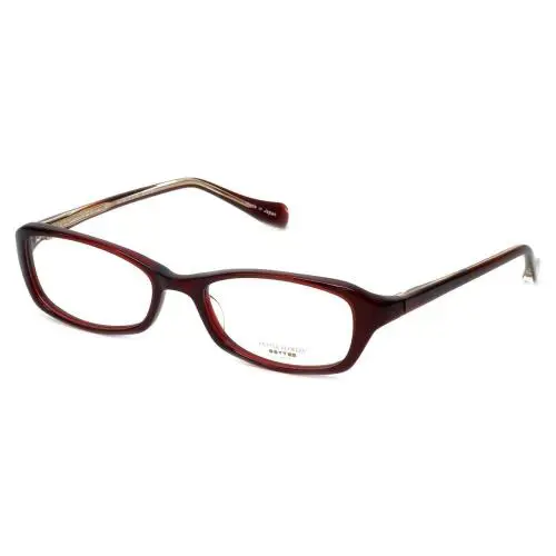Oliver Peoples Designer Reading Glasses Marcela SI Burgundy Red 51 mm Pick Power - Burgundy Red, Frame: Red, Lens: Clear