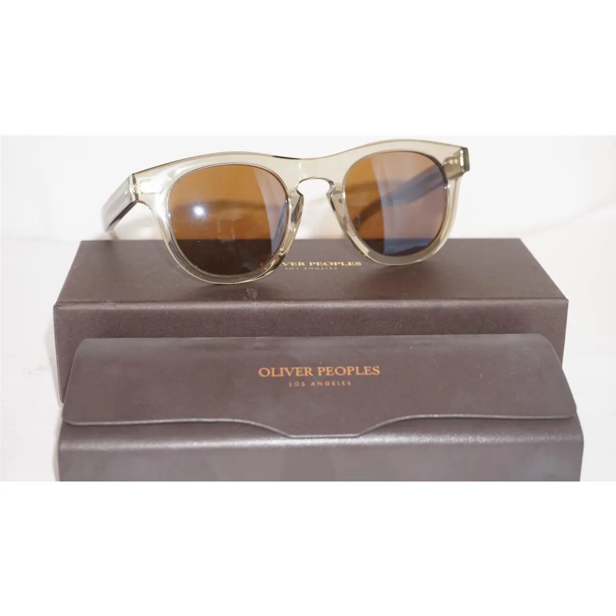 Oliver Peoples Sunglasses Rorke Clear Grey Brown OV5509SU 1745G8 42 21 145