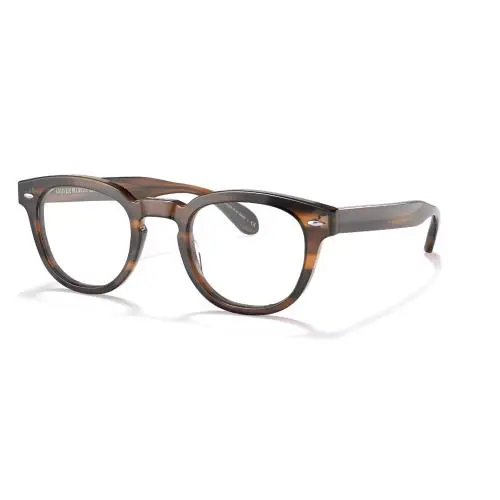 Oliver Peoples 0OV5036S Sheldrake Sun 1724SB Brown/blue Light 49mm Eyeglasses - Frame: Tuscany Tortoise, Lens: Blue Light Filter