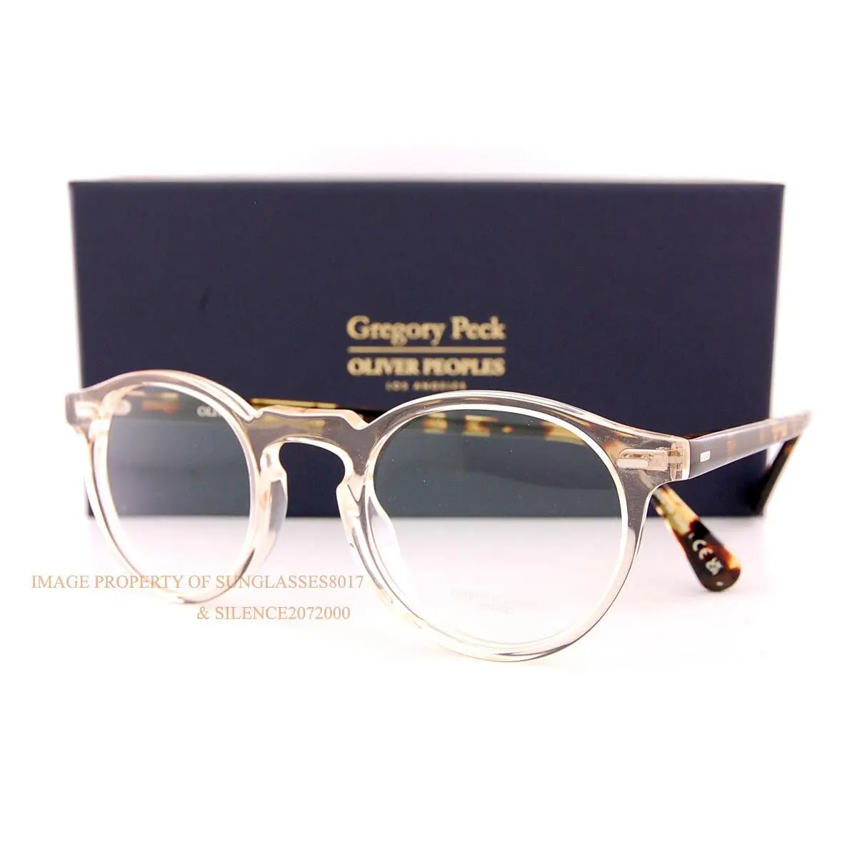 Oliver Peoples Eyeglass Frames Gregory Peck OV 5186 1485 Buff 47mm - Frame: Buff