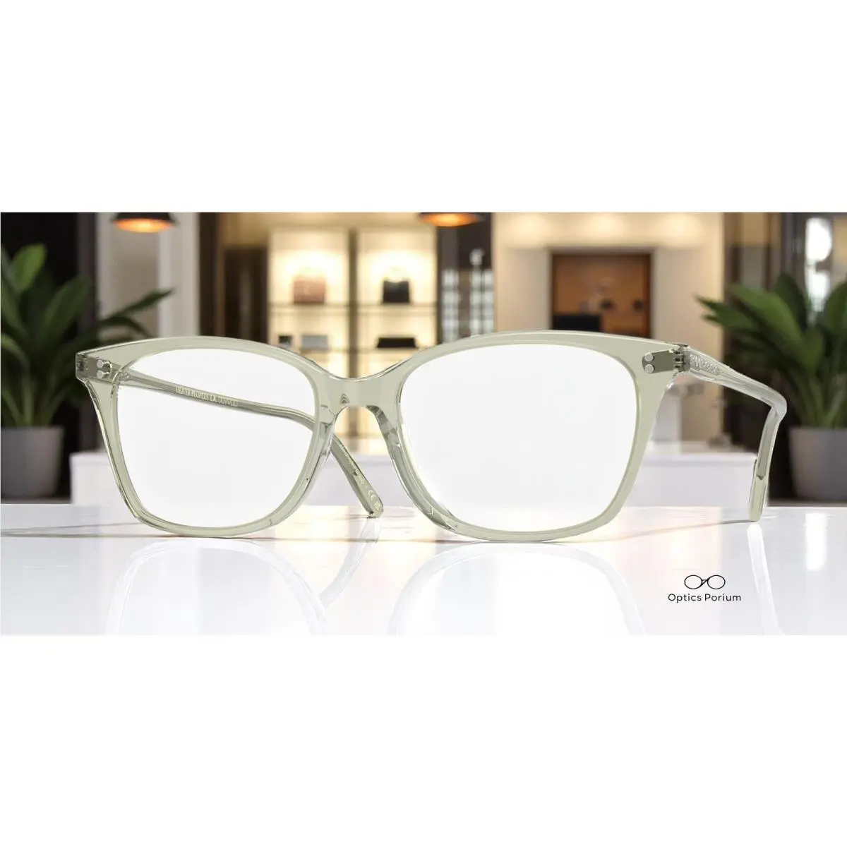 Oliver Peoples OV5438U 1640 Addilyn Washed Sage Demo Lens 55mm Womens Eyeglasses - Frame: Washed Lapis