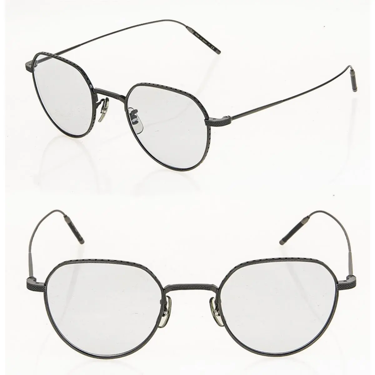 Oliver Peoples Takumi TK-4 1298 Pewter Titanium Retro Eyeglasses OV1298T Unisex