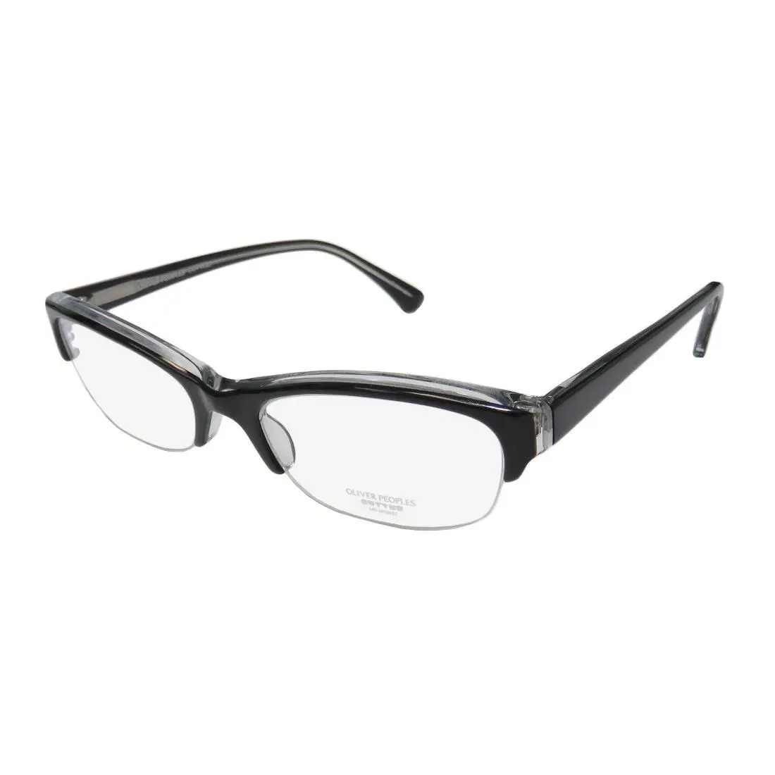 Oliver Peoples Boheme Eyeglasses Cat Eye Half-rim Womens Black Japan Plastic