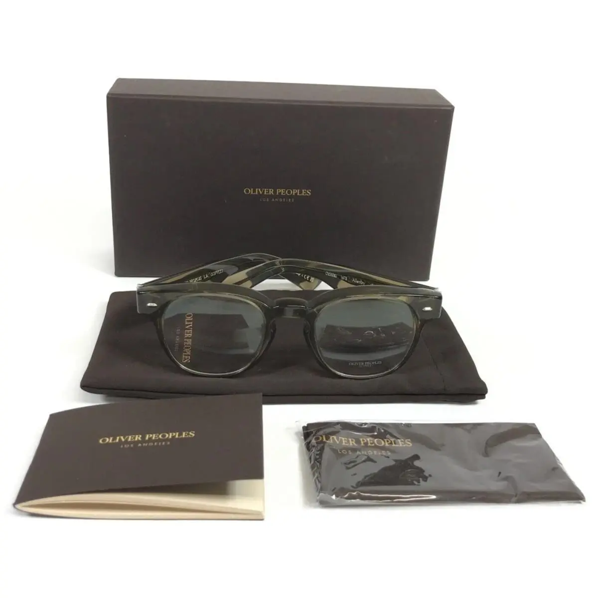 Eyeglasses Frames OV5508U 1678 Allenby Olive Green 49-22-145 by Oliver Peoples