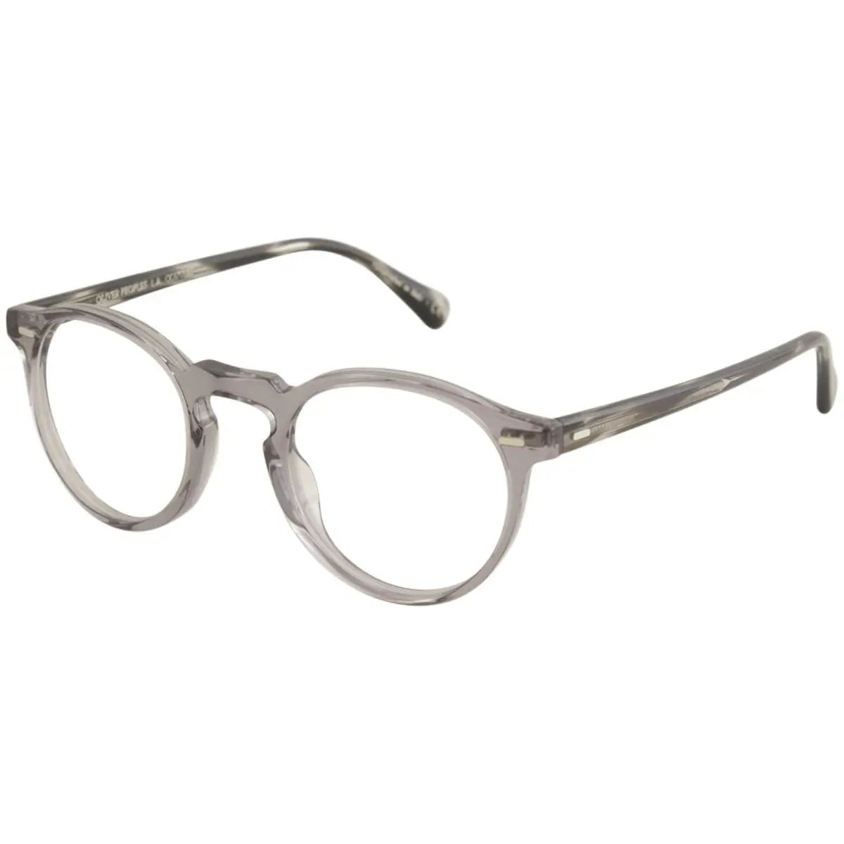 Oliver Peoples Gregory Peck OV5186 1484 Eyeglasses Frame Men`s Grey Crystal 47mm - Frame: Gray