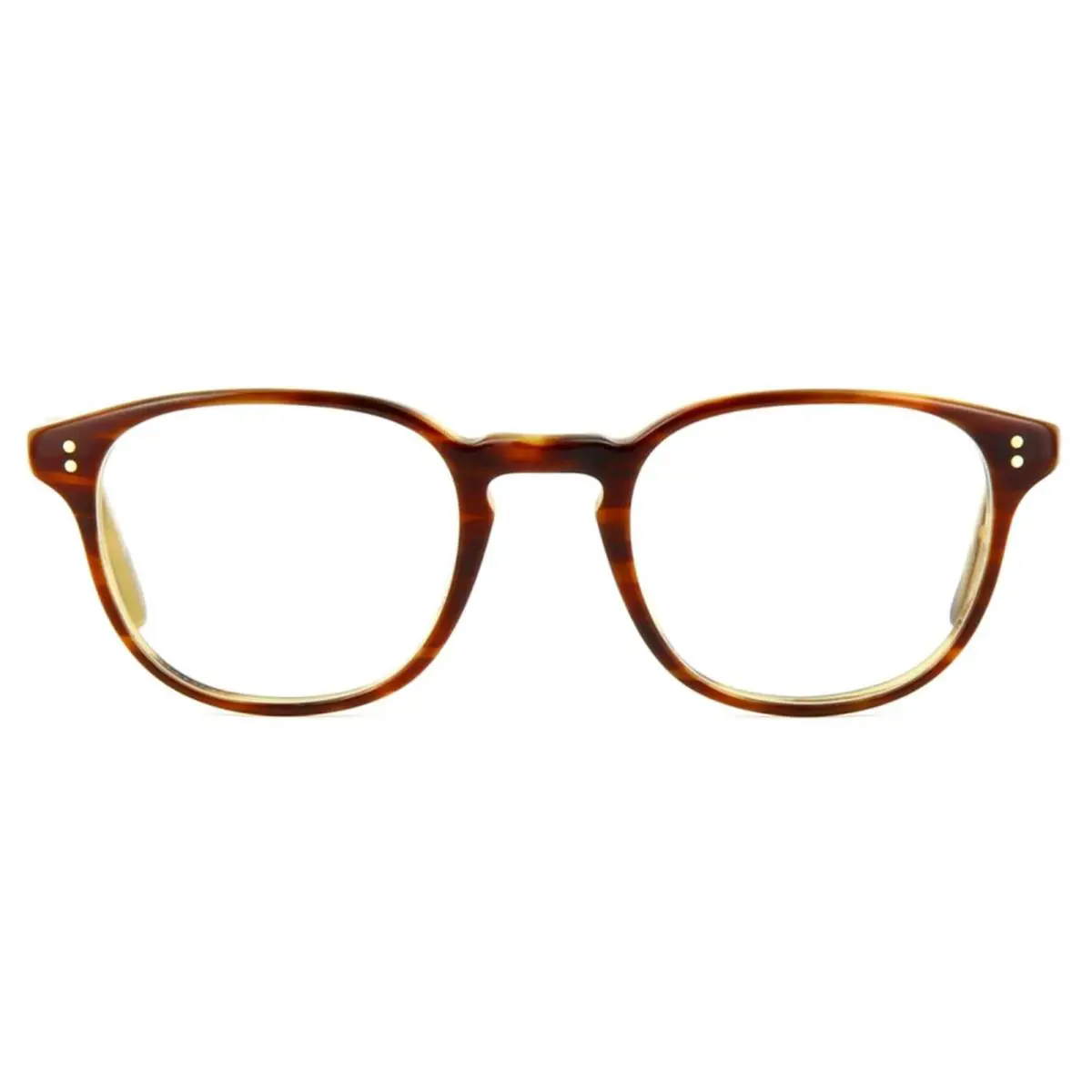 Oliver Peoples OV5219 1310 Fairmont 49mm Brown Beige Eyeglasses Frames Italy