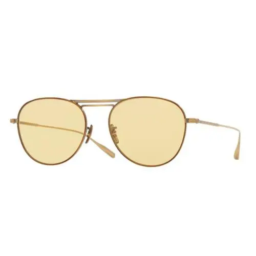 Oliver Peoples 0OV8994ST Cade-j Antique Gold/yellow Wash Unisex Sunglasses - Frame: Antique Gold, Lens: Yellow Wash
