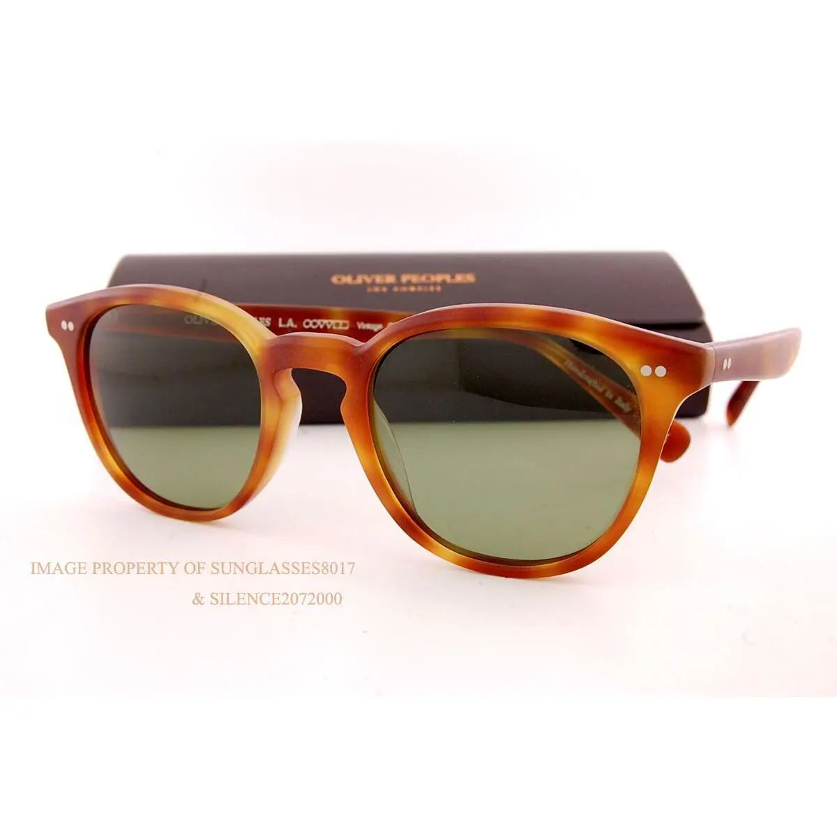 Oliver Peoples Sunglasses Desmon Sun OV 5454SU 14834E Semi Matte Brown/green