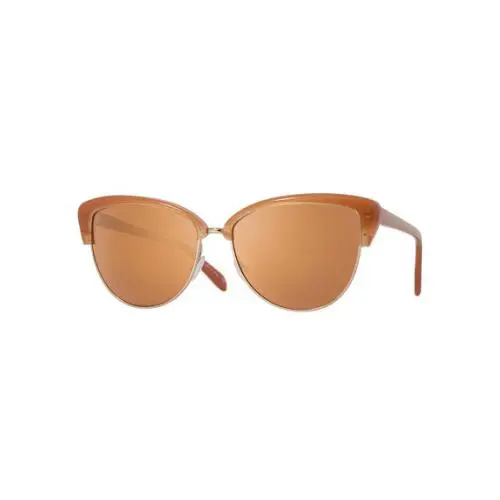 Oliver Peoples Alisha OV5244S 14697T Light Brown/ Brown Gradient Sunglasses - Frame: Light Brown, Lens: Brown