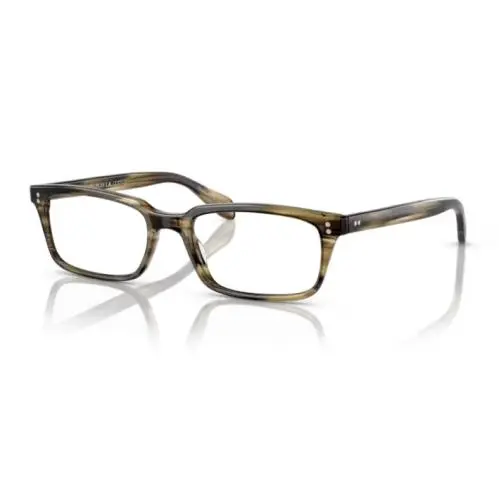0OV5102 Denison 1719 Olive Smoke Rectangle Men`s Eyeglasses by Oliver Peoples